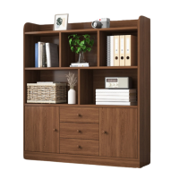 芙首泰木质书柜三层120*30*133cm台