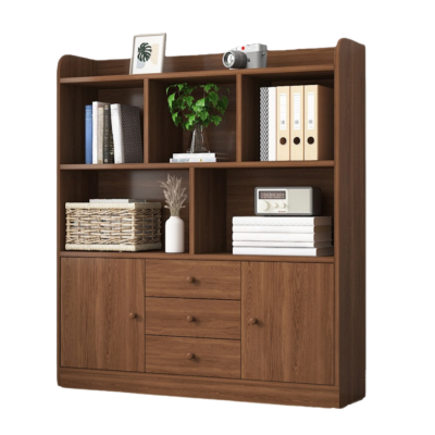 芙首泰木质书柜三层120*30*133cm台