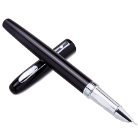 得力S272金属钢笔 黑色 10支/盒