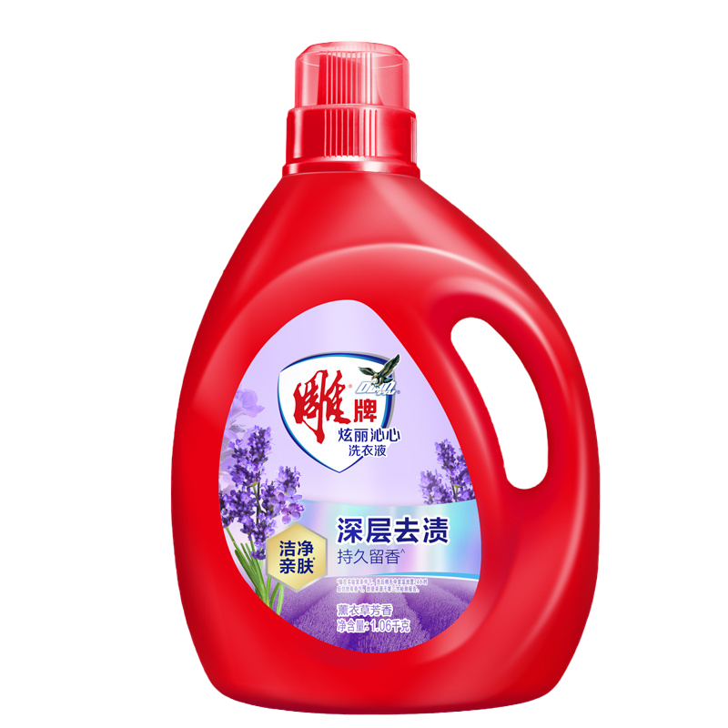 雕牌洗衣液深层去渍去污亲肤无刺激持久留香家用大瓶装