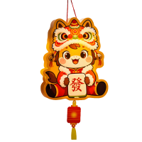 2026马年新年灯笼手工材料儿童手提发光花灯卡通过年元宵灯笼3750