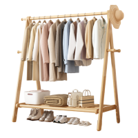 伟樽实木衣帽架挂衣架120*47*148cm个