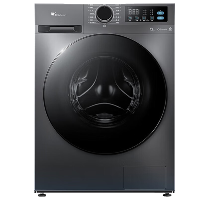 [官方正品]小天鹅滚筒洗衣机全自动12KG大容量家用变频节能省电洗脱/烘一体蒸汽消毒1.1高洗TD12V20