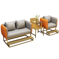 铭思达台球沙发单人+双人+茶几套