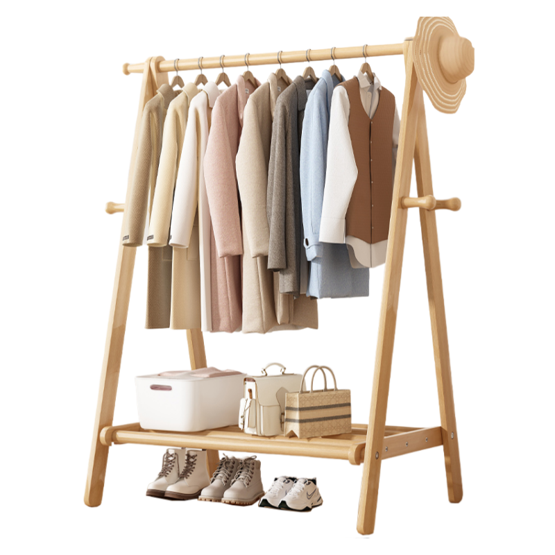 伟樽实木挂衣架80*47*148cm个