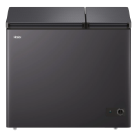 海尔冷柜双温双箱无需除霜 冰柜家用卧式减霜一边冷藏一边冷冻商用两用大容量双温冷柜节能省电 无需除霜丨钢板内胆丨 216升