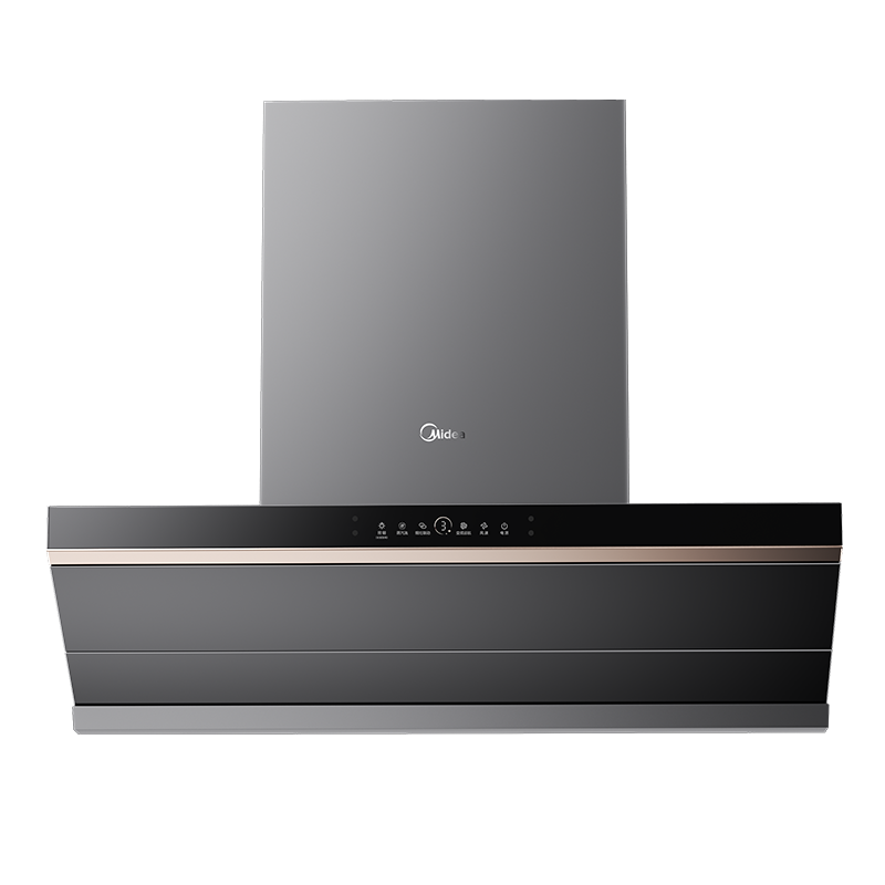 [高温蒸汽洗]美的(Midea)油烟机AK9Pro升级顶侧一体跨界双腔烟灶联动30m³大吸力变频巡航超薄近吸抽油烟机