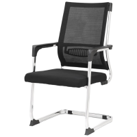 戴劲电脑椅办公椅会议椅家用弓形椅班前椅职员椅人工力学椅LMJY-58黑