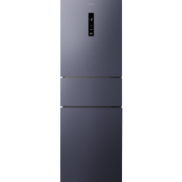 美的出品华凌冰箱282三开门风冷无霜家用小冰箱租房宿舍超薄一级能效 HR-282WTPZ 271L耀目蓝