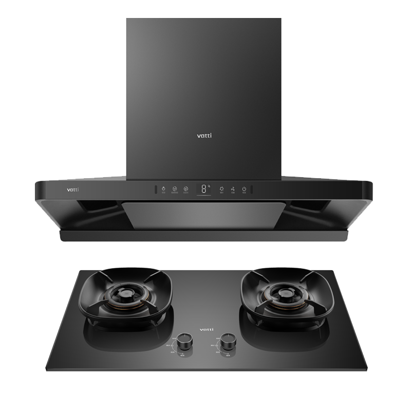 华帝(vatti)[小飞碟]超薄三腔i11S35+309L烟灶联动套装欧式顶侧一体抽油烟机变频26风量吸力5.2kW灶具