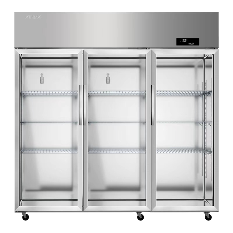 星星KSC-1871GT3商用冰柜四门 六门立式冰箱冷藏冷冻保鲜厨房展示柜玻璃门后厨冷柜