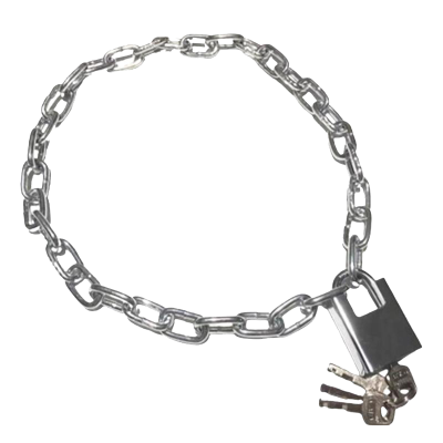 晨以橙 链条锁 长120cm带防剪锁