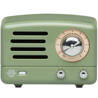 猫王收音机猫王音响冰块音响家用户外掌上小音响无线便携迷你小音响蓝牙音箱高保真防水生日礼物 皓月白