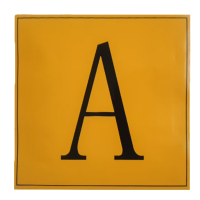 鸿灵睿芯 RX-HL36J PVC 200mm*200mm 胶贴(计价单位:张)黄色