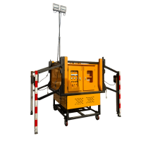 简鼎 JD6717 AC380V 5700K IP65 智能自升降方舱照明灯 (计价单位:台) 黄色