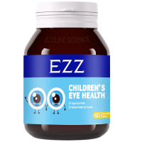 EZZ 叶黄素综合片咀嚼片60粒 新西兰原装进口 8大护眼科学配比 呵护儿童眼睛配方不含胶 味道好 膳食营养补充剂