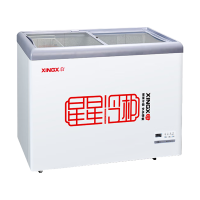 星星SD/SC-260BE深底冰柜展示柜卧式岛柜冷冻雪糕柜超市商用玻璃冰箱大容量