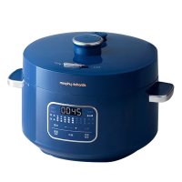 摩飞电压力锅4L花式智能控压养生锅电高压锅蓝色MR8700