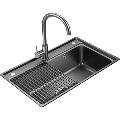 欧琳(OULIN)家用水槽套餐不锈钢水槽大单槽日式厨房洗菜盆OLWGV9129H