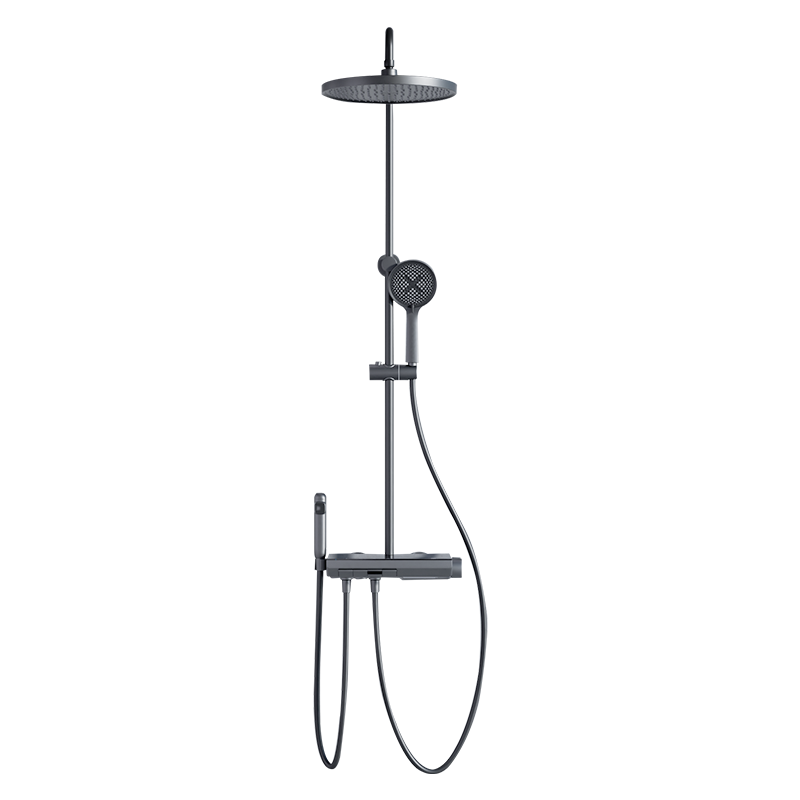 瑞尔特R&T智能圆形带升降S11淋浴套装节水2级花洒设计典雅