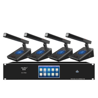 惠度会议系统HD-970M金属话筒轻巧便携高效会议神器