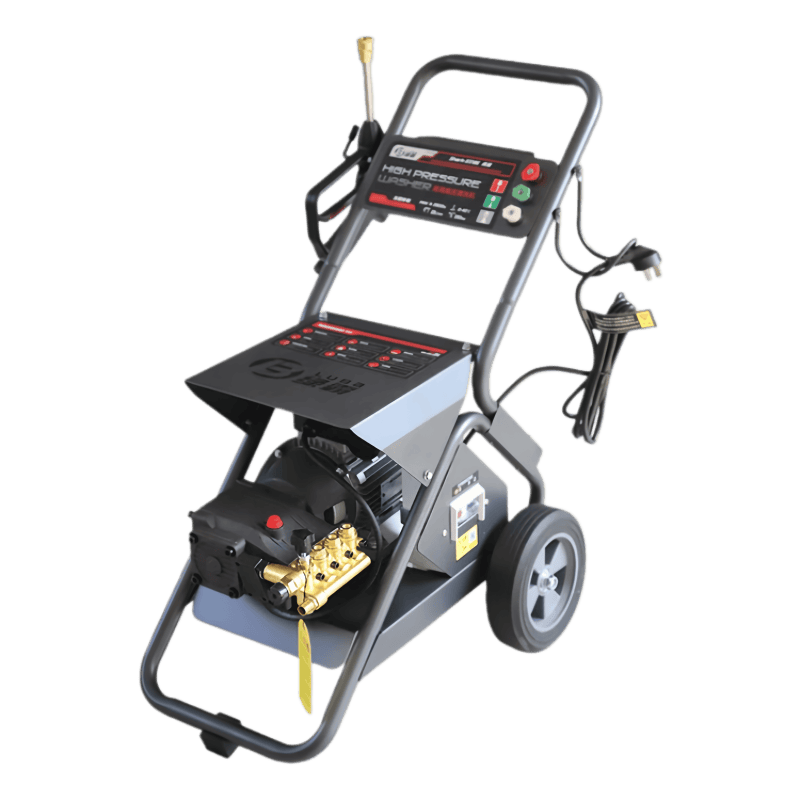 绿霸虎鲨SHARK-S17BG/2.5KW单相高压清洗机关枪停机工业商用洗车养殖高压220V