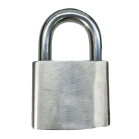 鸿灵睿芯GS15 不锈钢+锌合金 38mm*21.4mm 挂锁(计价单位:个)银色