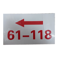 市唯罗纳导向提示牌标识300*140mm张