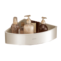 九牧(JOMOO)卫生间置物架304不锈钢毛巾架浴巾架免打孔浴室挂钩角篮挂件套装9394037