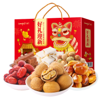 刻凡迎新坚果礼盒8袋装750g新年礼盒坚果炒货干果年货佳节送礼休闲零食