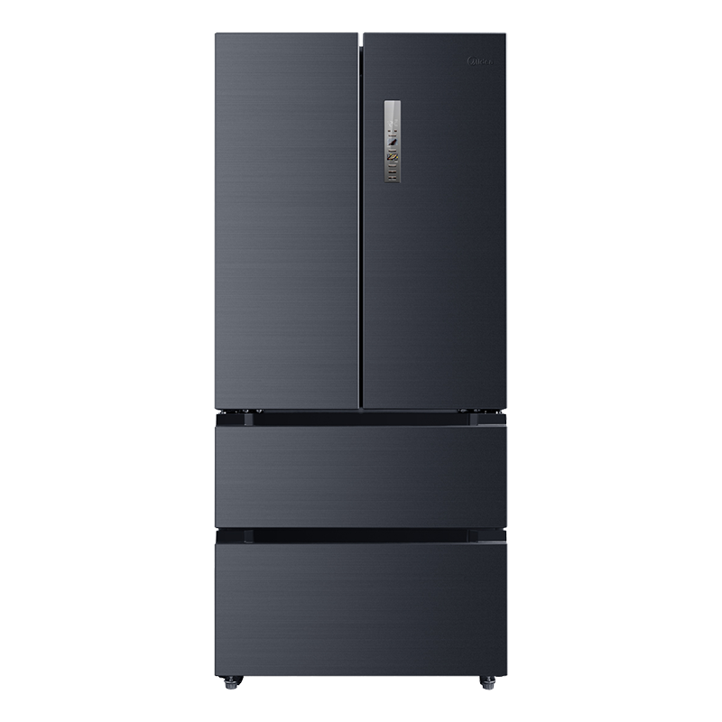 [自营]美的(Midea)508升法式对开多门一级电冰箱BCD-508WTPZM(E)莫兰迪灰 除菌净味四开门双系统国补
