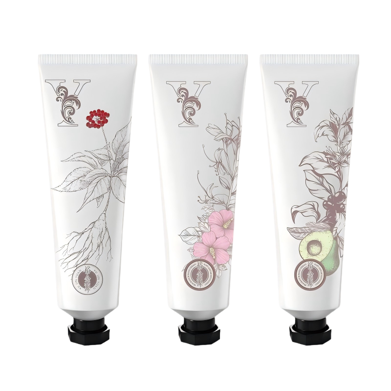 裕金源 焕彩柔润护手霜套装(嫩手抗皱精华护手霜100g*1+乳木果保湿香氛护手霜100g*1+人参焕彩柔润护手霜100g