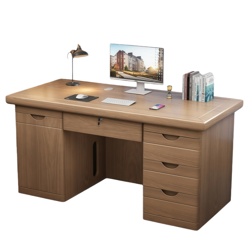 锁匠 木质职员桌