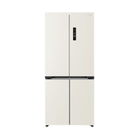 美的出品华凌冰箱547全自动制冰双系统双循环60cm超薄零嵌十字对开门四门冰箱一级能效HR-547WUSIPZ奶酪小方