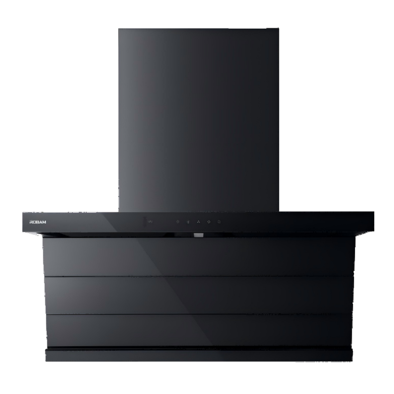 老板(Robam)抽油烟机天燃气灶具套装 小黑翼顶侧双吸27.5风量家用大吸力烟灶联动套装 D1U+防干烧灶D2P