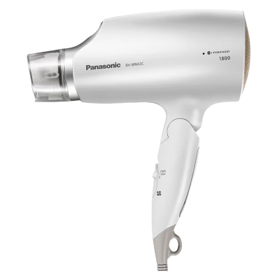 松下(Panasonic)纳诺怡水离子护发吹风机家用大功率速干电吹风不送女生新年情人节礼物年会奖品白色EH-WNA3C