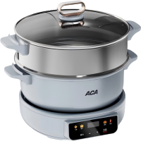 北美电器ACA智能电火锅ALY-G50HG01D三档微电脑控温3升大容量轻巧设计火锅电热锅