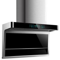 [质保五年]欢呼好太太32m³大吸力7字型顶侧双吸抽油烟机侧吸式 自动清洗烟雾感应单烟机上门安装