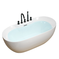 浴缸家用无缝一体亚克力独立式成人酒店民宿小户型欧式浴盆