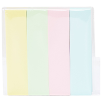 齐心 ZD1314 四色分类易事贴3/4"x3"400张 配 单本装