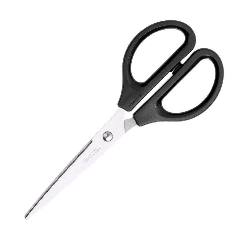 得力0603剪刀 黑色 12把/盒