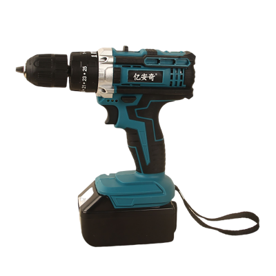 亿安奇 21V充电式锂电手电钻 有刷10mm 一电一充 台