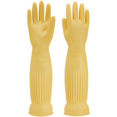 山之只 加长橡胶手套 S码 双