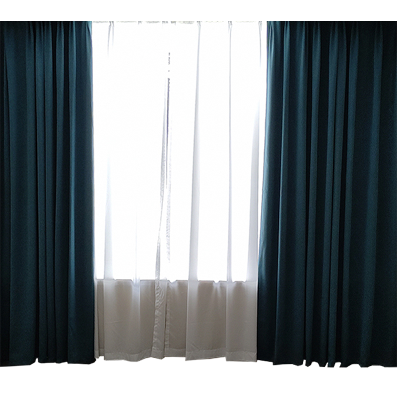 藤世威 双层布艺窗帘