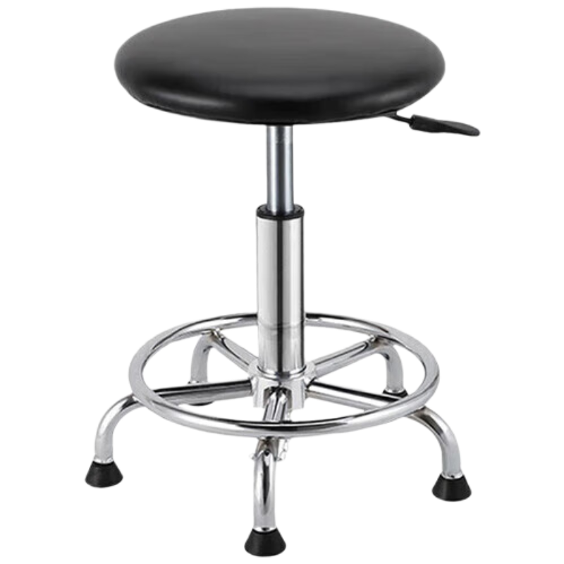 锦北防静电凳子升降操作椅流水线皮革工作凳实验室不锈钢脚圆凳