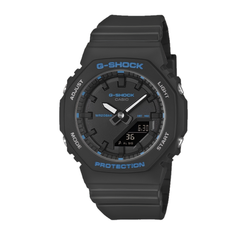 卡西欧手表GSHOCK 液晶指针双显防水防震运动休闲女表GMA-P2100BA