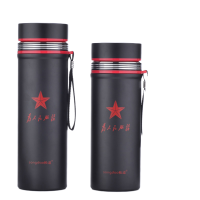 松道 保温杯 不锈钢水杯车载便携茶杯车载杯旅行杯保温水杯60系列军绿色800ML