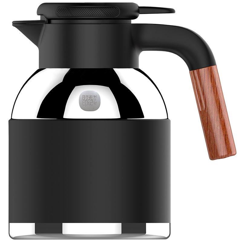 焖大师(MENDASHI)时光印记SG1800保温杯壶 316不锈钢茶水分离机械温显焖茶壶