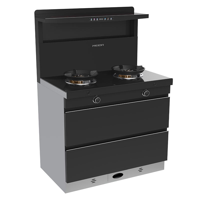 [2025新品]美大集成灶X90-A(913)二星消毒柜语音挥手智控 智能变频 大火力大吸力 烟灶套装 液化气