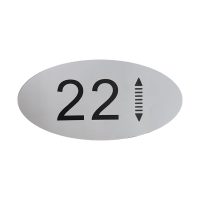 市唯罗纳车号牌标识120*60mm块